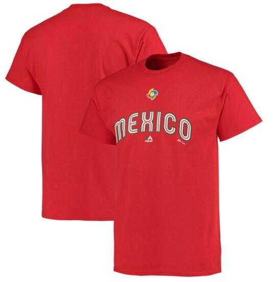 Mexico Baseball Majestic 2017 World Baseball Classic Wordmark T-Shirt Red,We sell and wholesale Mexico Baseball Majestic 2017 World Baseball Classic Wordmark T-Shirt Red on line form chian!